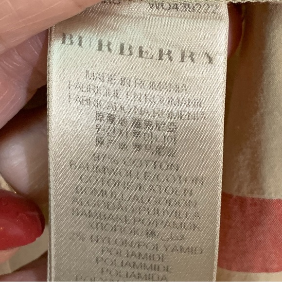 Burberry Brit‎ Plaid Top L - Picture 5 of 10